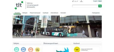 Сайт Таллинского Автобусного Объединения