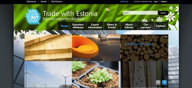 Tradewithestonia.com - эстонская база данных экспортеров